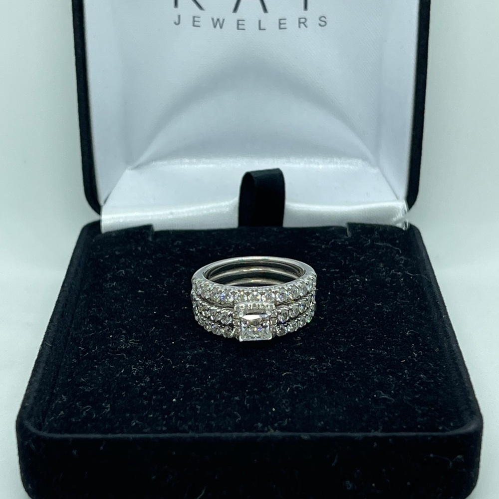 Tolkowsky Bridal 1 3/4 Ct Diamonds 14K White Gold